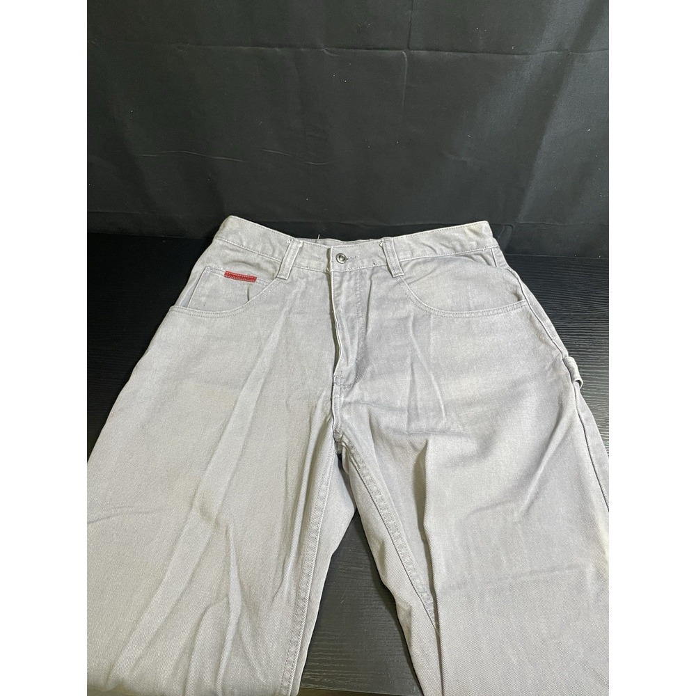 Victorious Urban Underground Jeans Mens 34x30 Gray Y2K Baggy Carpenter Utility